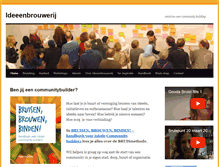 Tablet Screenshot of ideeenbrouwerij.nl